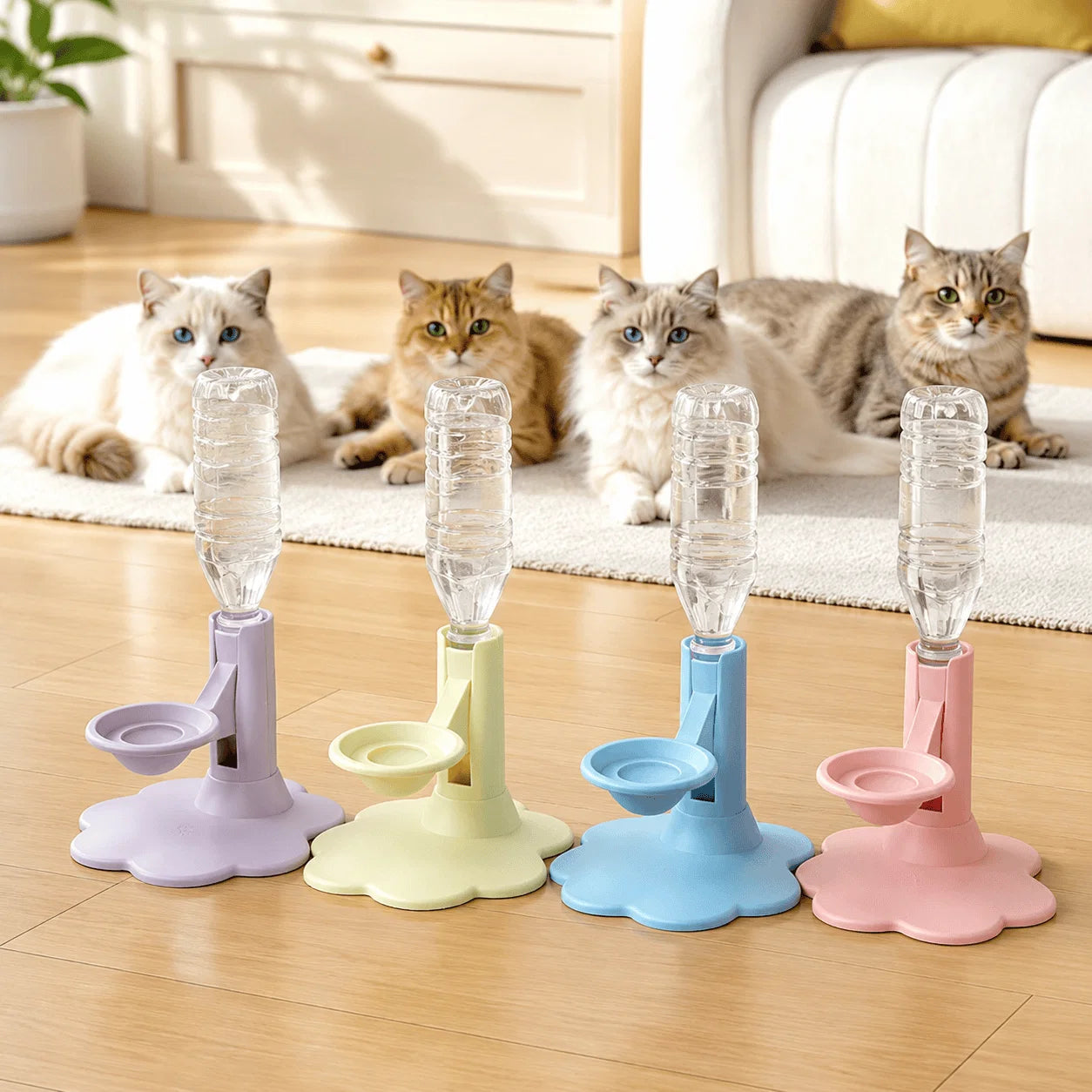 🐾 Gravity Pet Water Bowl – Automatic Fresh Water Dispenser For Cats & Dogs