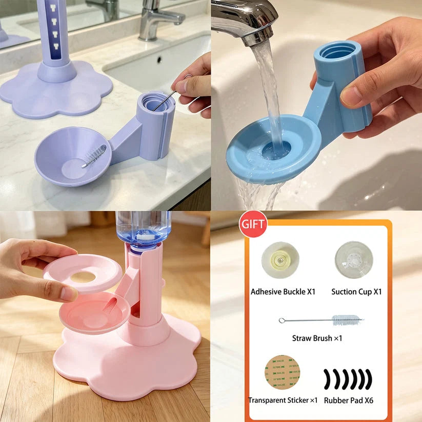 🐾 Gravity Pet Water Bowl – Automatic Fresh Water Dispenser For Cats & Dogs