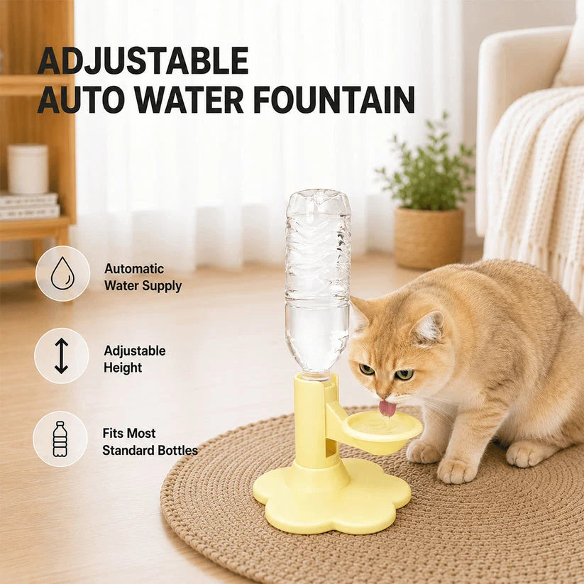 🐾 Gravity Pet Water Bowl – Automatic Fresh Water Dispenser For Cats & Dogs