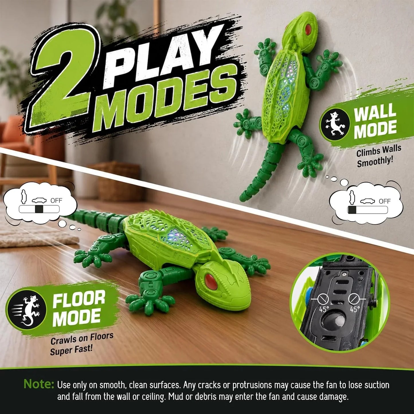 🦎 Remote Control Gecko Toy – Wall Climbing Lizard Gadget For Kids & Pets