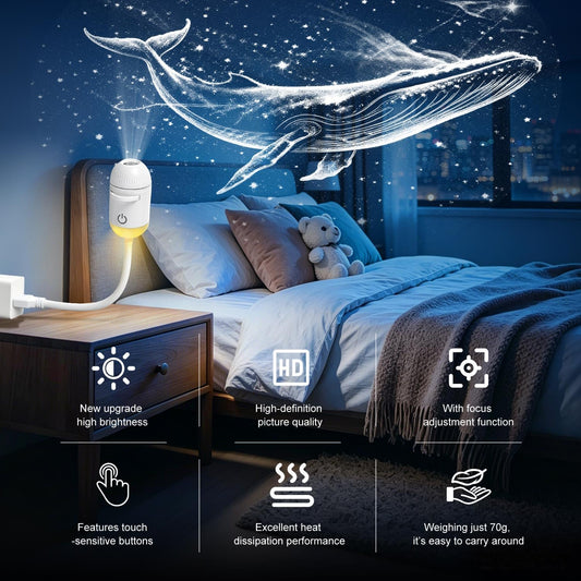 🌌 Galaxy Projector Night Light – Create Your Own Magical Starry World At Home