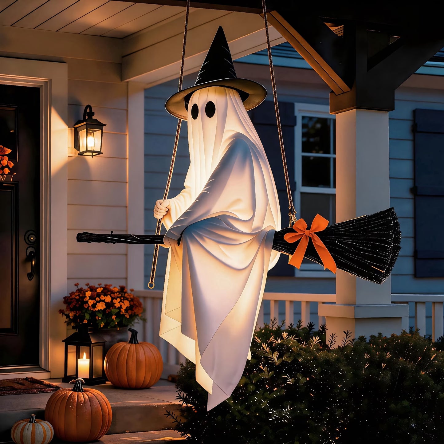 👻 5FT Glowing Ghost Halloween Decoration
