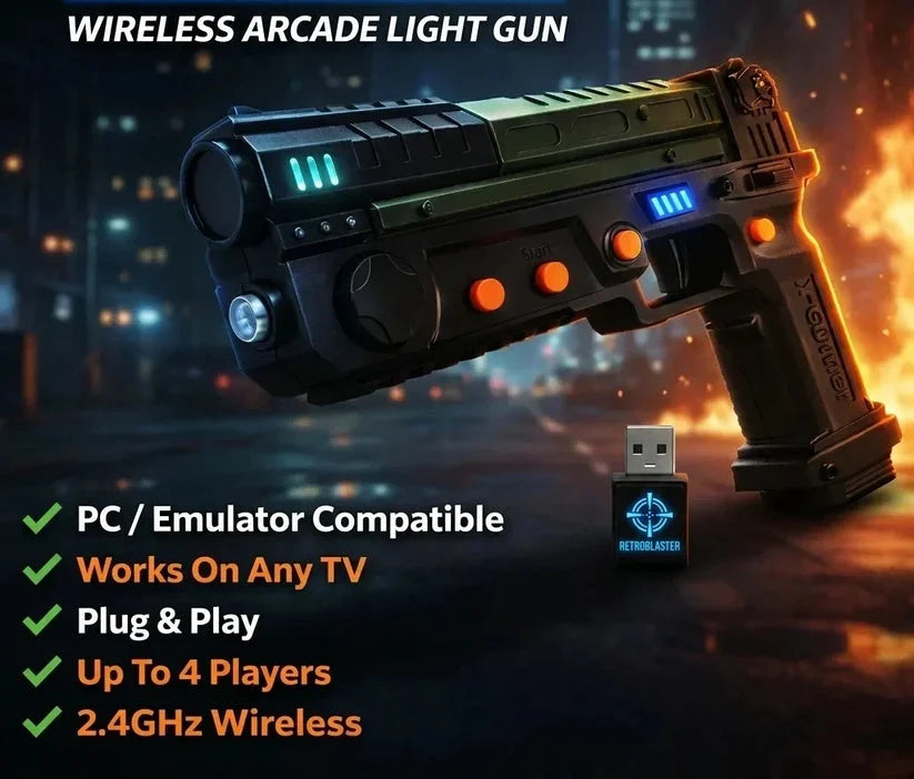 🕹️ Retro Wireless Light Gun – Turn Your Screen Into an Arcade