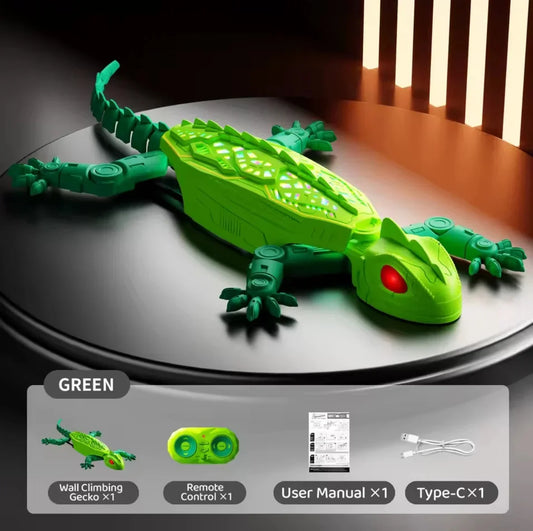 🦎 Remote Control Gecko Toy – Wall Climbing Lizard Gadget For Kids & Pets