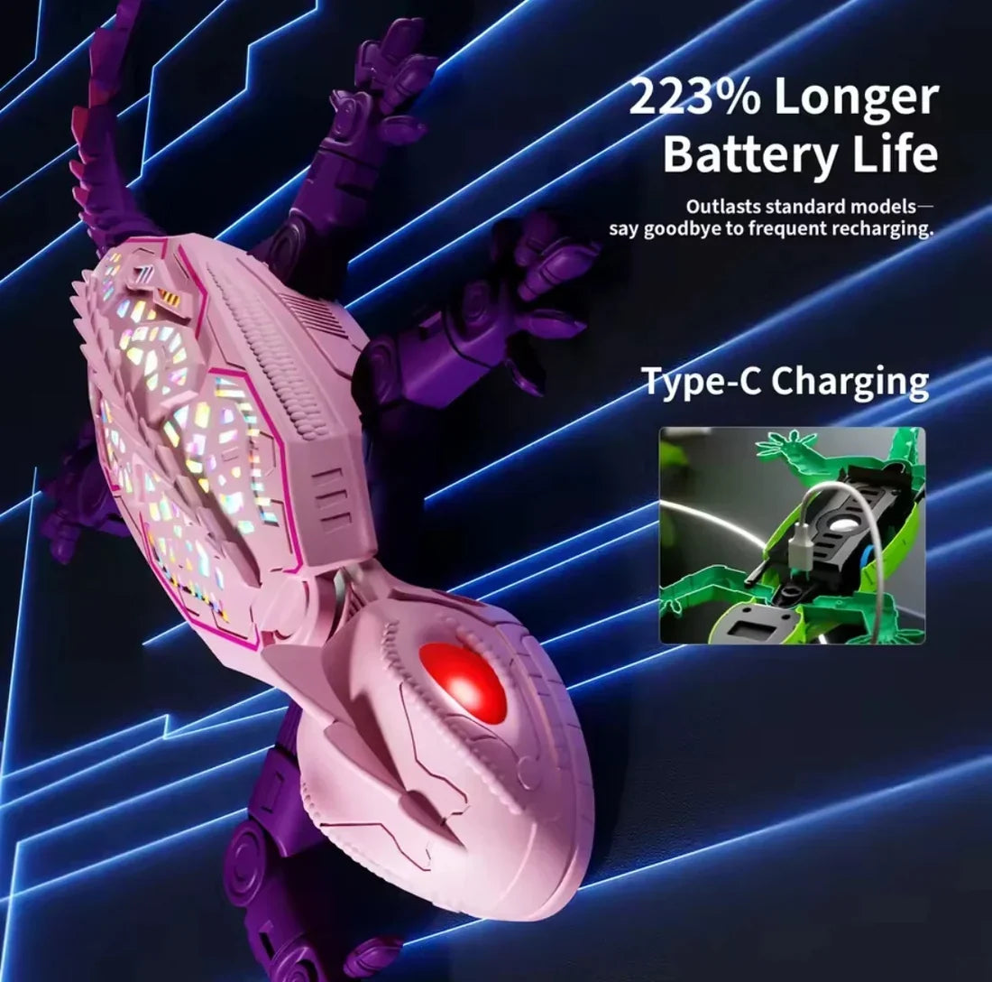 🦎 Remote Control Gecko Toy – Wall Climbing Lizard Gadget For Kids & Pets