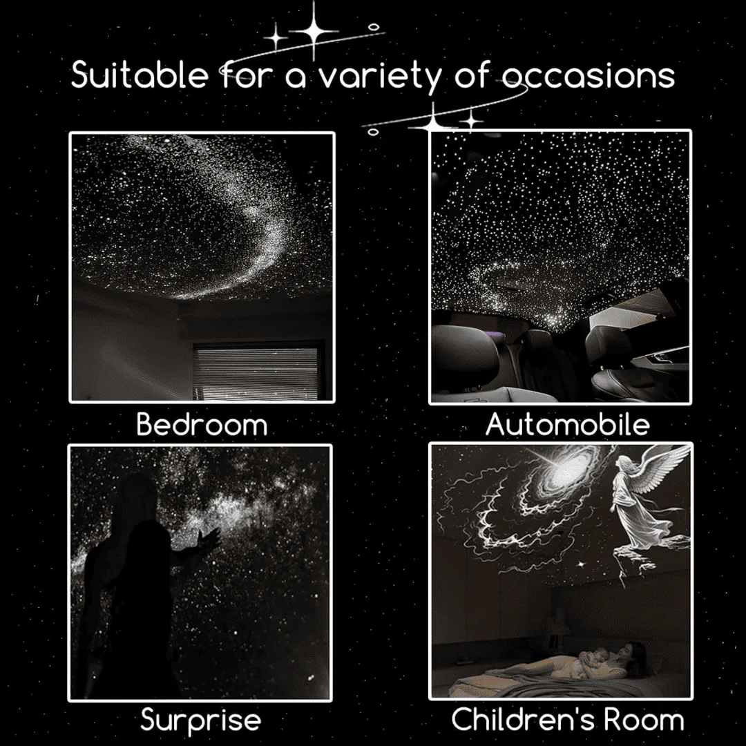 🌌 Galaxy Projector Night Light – Create Your Own Magical Starry World At Home