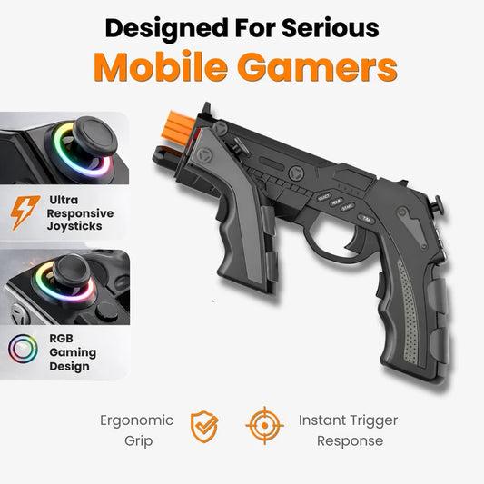 🎮 Gun‑Style Mobile Gaming Controller – Precision FPS Gamepad with Motion Aiming