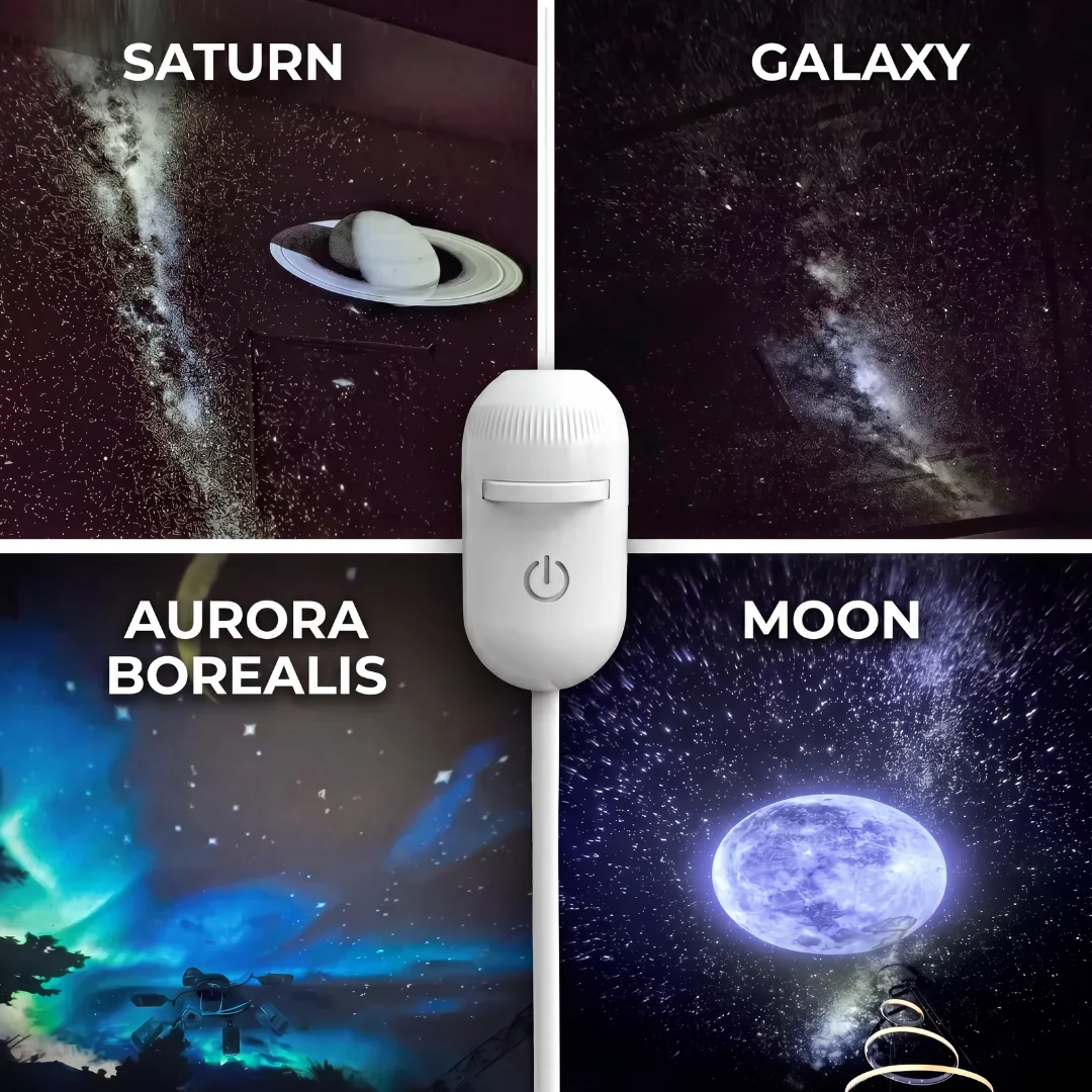 🌌 Galaxy Projector Night Light – Create Your Own Magical Starry World At Home
