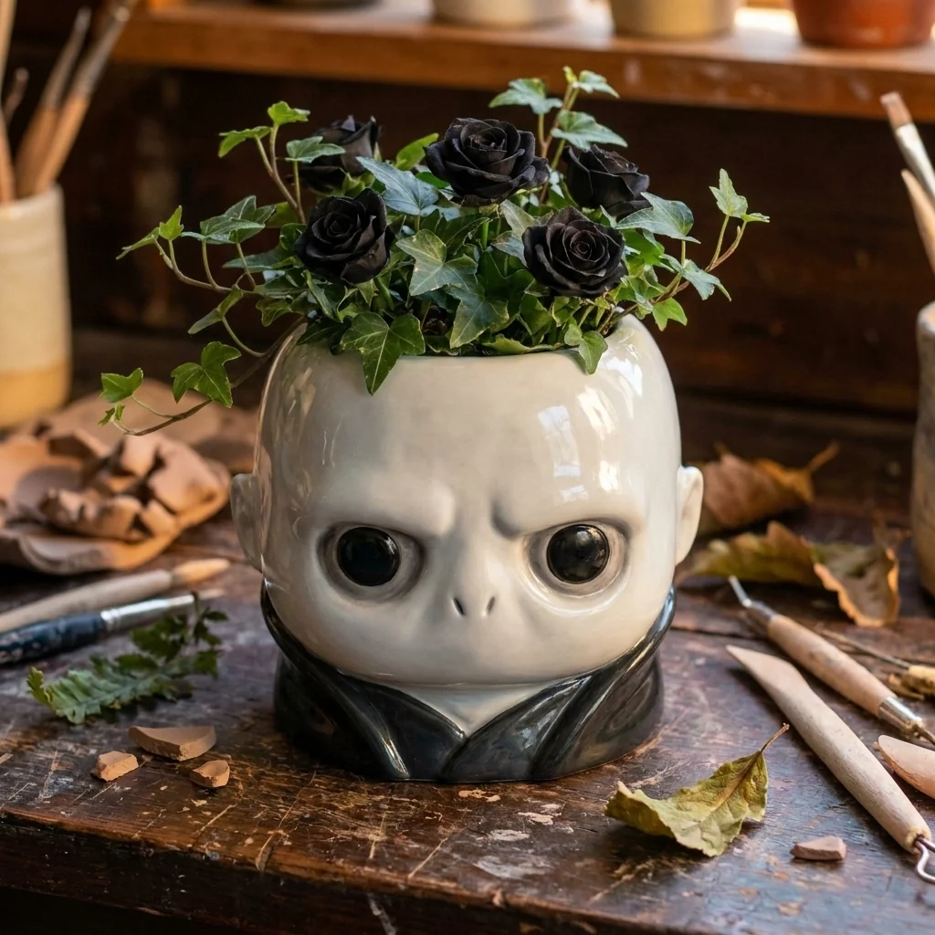 🧚‍♀️Magical Handcrafted Character Plant Pot