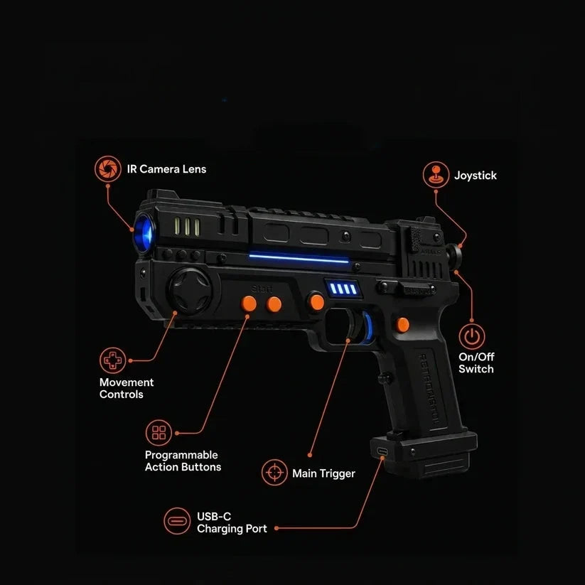 🕹️ Retro Wireless Light Gun – Turn Your Screen Into an Arcade