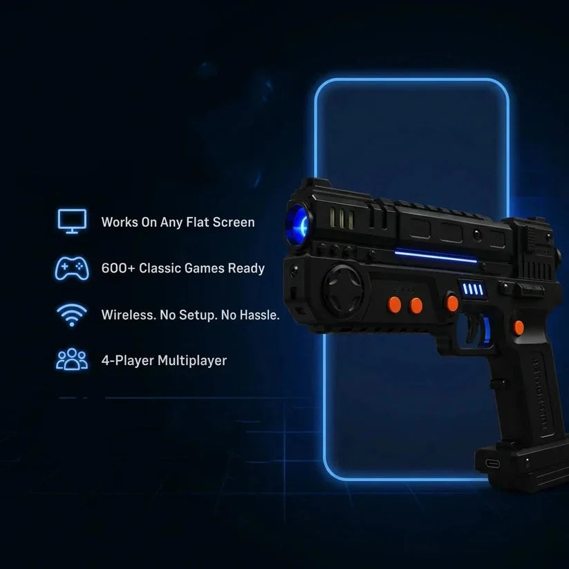 🕹️ Retro Wireless Light Gun – Turn Your Screen Into an Arcade