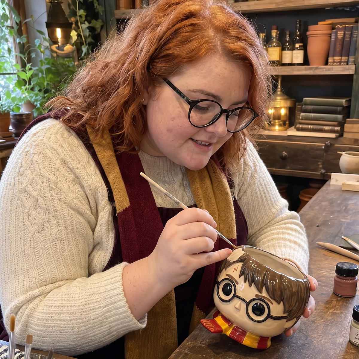 🧚‍♀️Magical Handcrafted Character Plant Pot