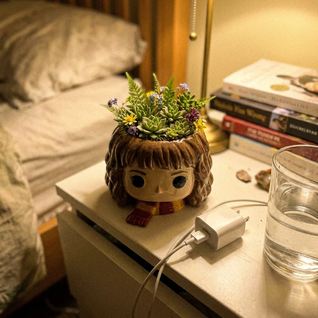 🧚‍♀️Magical Handcrafted Character Plant Pot