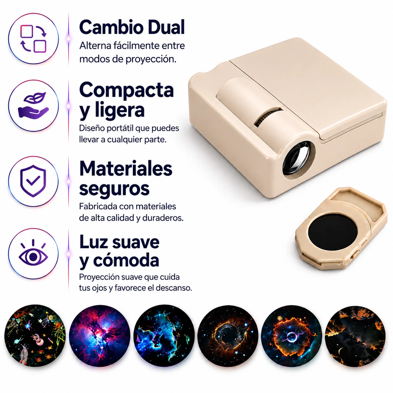 🌌 Galaxy Projector Night Light – Create Your Own Magical World At Home