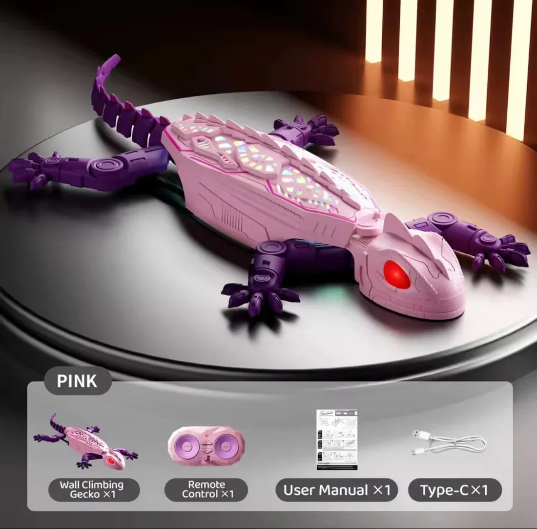 🦎 Remote Control Gecko Toy – Wall Climbing Lizard Gadget For Kids & Pets